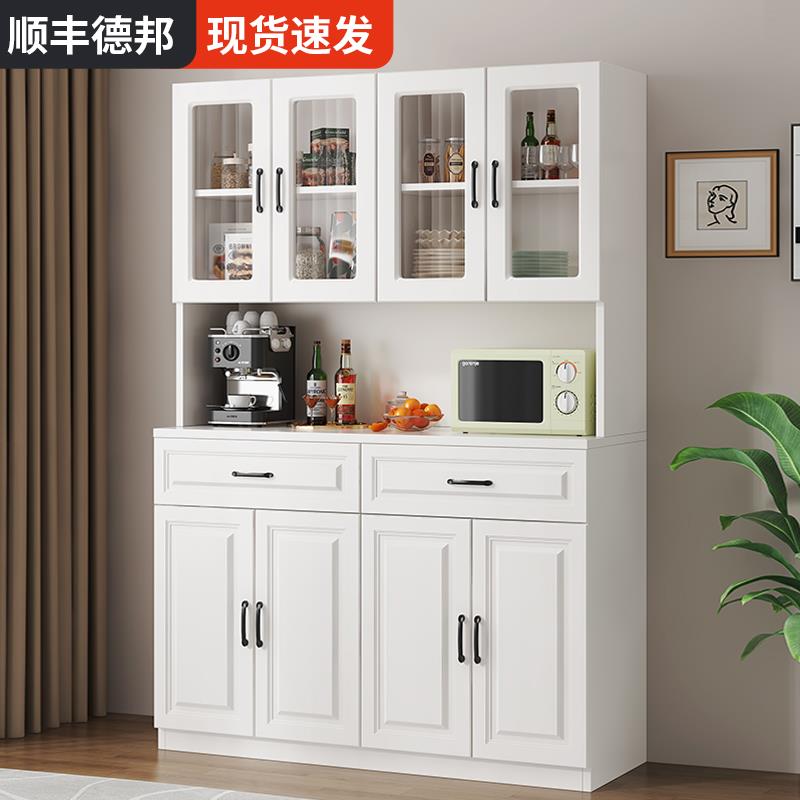 餐柜客厅高柜现代简约置物家用收纳柜一体靠墙酒柜收纳厨房碗盘柜