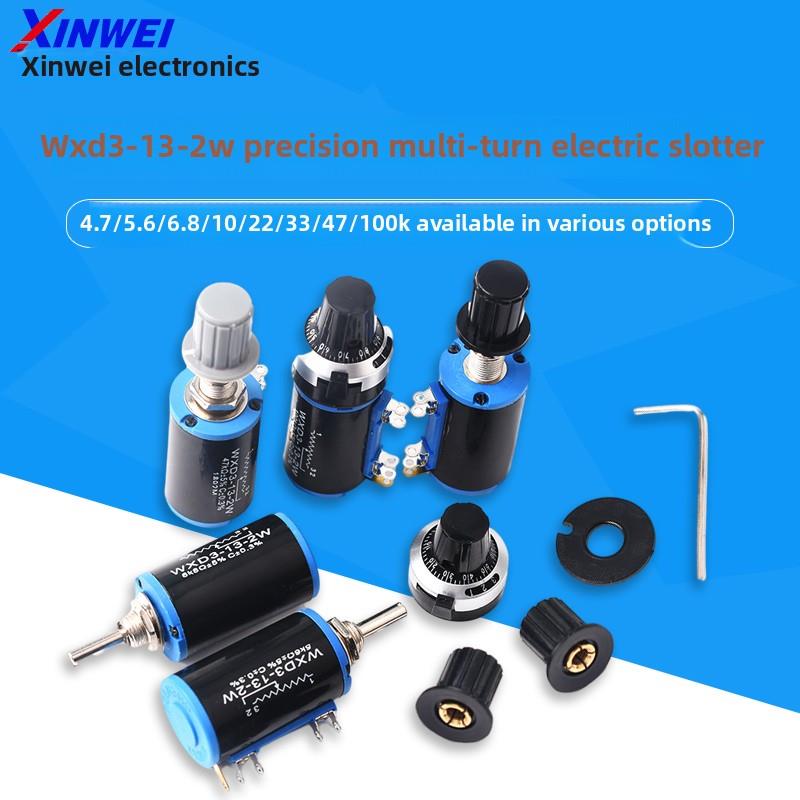 WXD3-13-2W精密多圈电位器4.7k5.6k6.8k10k22k33k47k100k 4K7 103