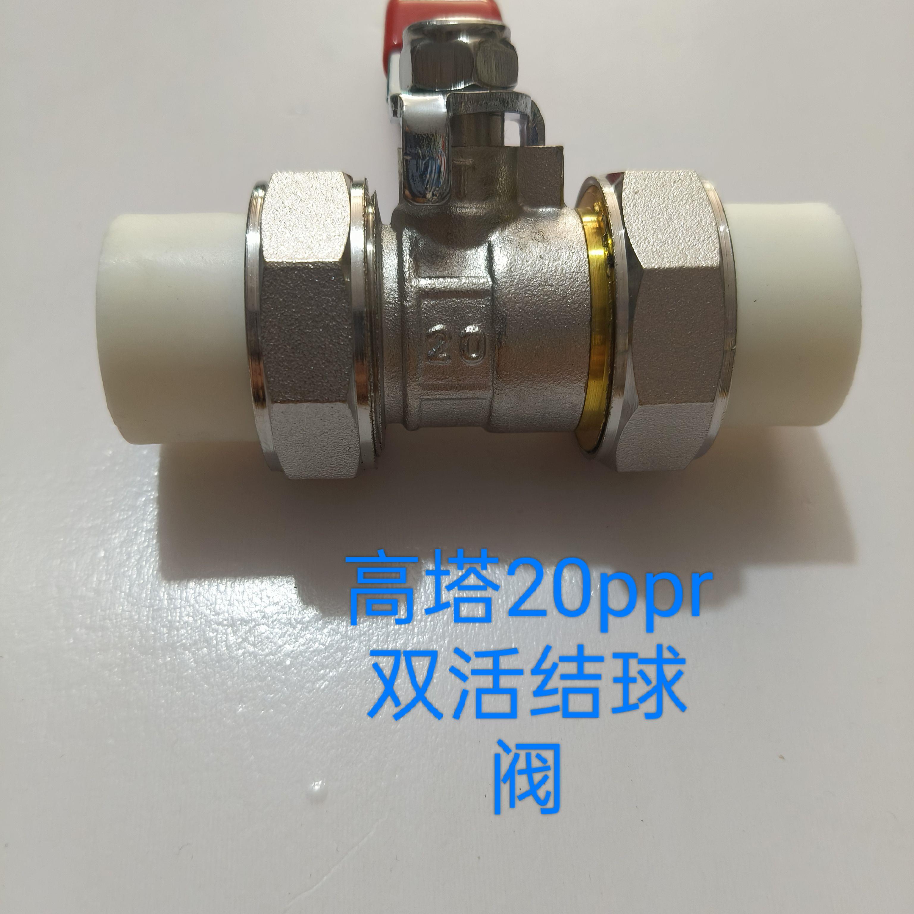 高塔双活接球阀202532PPR水管开关热熔自来水总阀门