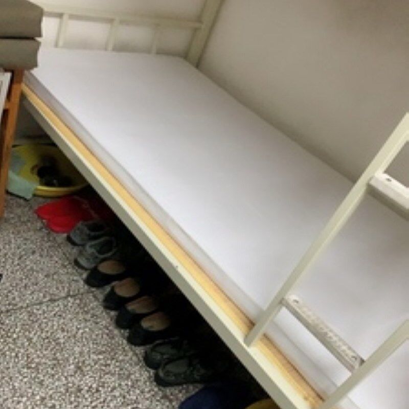 纯全棉白床单加定型线学r生部加厚单人被单单件不用捏边内物白褥
