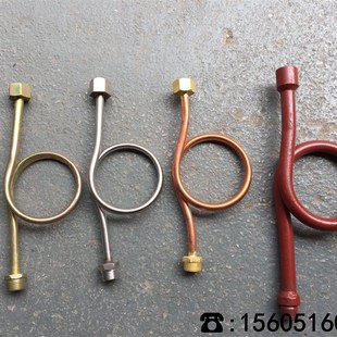 压力表弯管 表弯 4分DN15接头铁表弯 铜表弯 不锈钢表弯 高压表弯