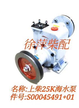 S00045491+01海水泵上柴25K/SC25G/SC27G/SC33海水泵6180水泵头