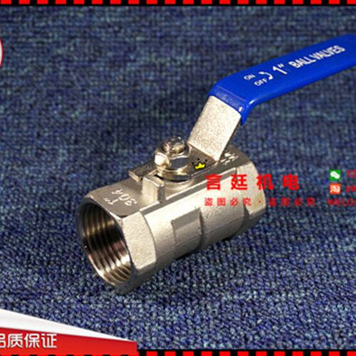 304不锈钢一片式球阀 内螺纹 1PC丝扣直通式球阀2分3分4分6分