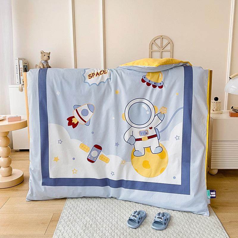 全棉A卡数码印无品牌/六花幼儿园三类件套入园件通套儿童宝宝午睡