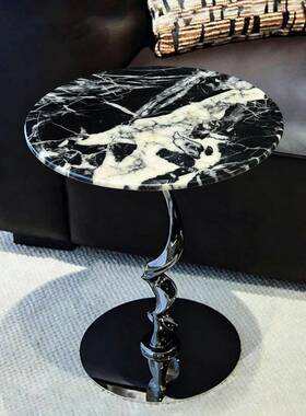 ?2几02THW5茶新款奢石沙发边几大理小边几移动简约客厅角几石小桌