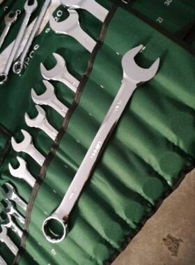 两用扳手套装6-3常用全套工RYL整套机汽修修一头梅花具一头2开口