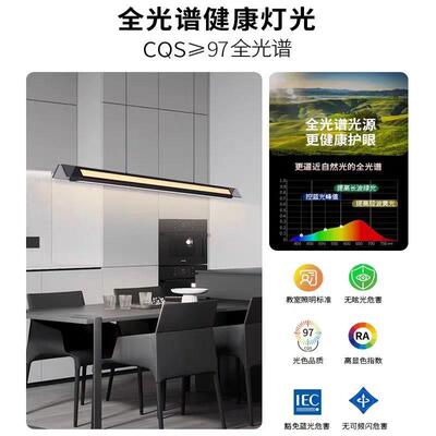 意式极款餐吊灯现代厅简约2025新高端玻简璃长条餐桌吧99950台灯