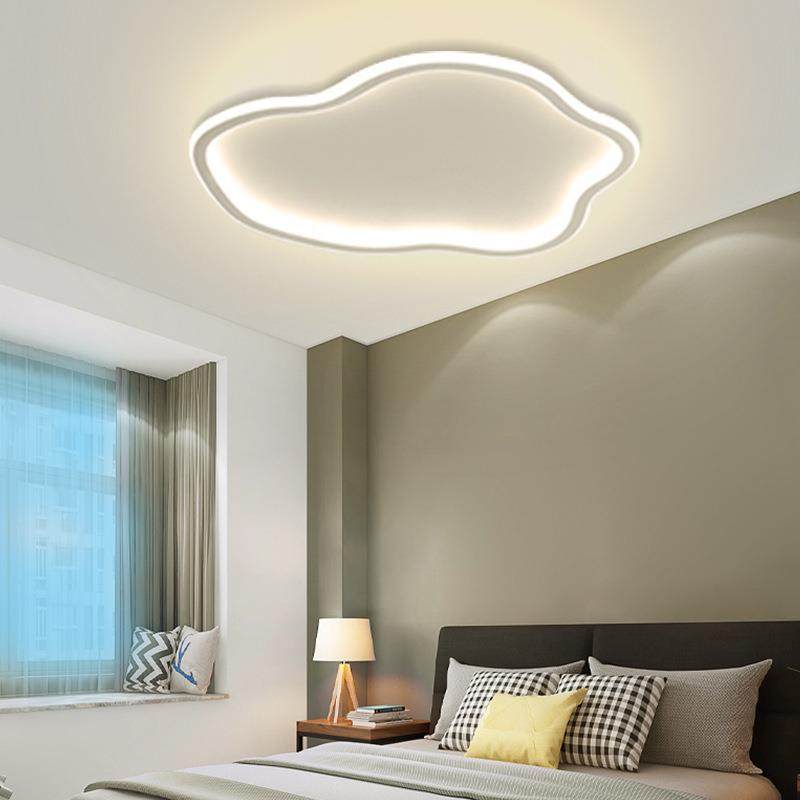 客厅主灯NDV奶卧风创云朵灯油全光谱意护眼室房间吸顶灯广东中山