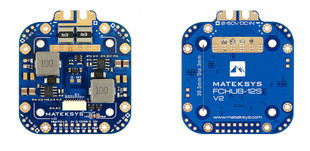 MATEK FCHUB-12S V2 分电板 8-60V 4 X 70A 440A电流计四轴多轴用