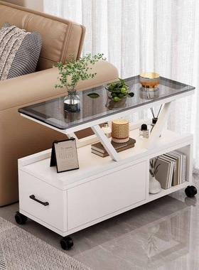 几FCK沙发边柜客厅物小户型储柜侧边现代简约奢茶桌子移动轻小桌