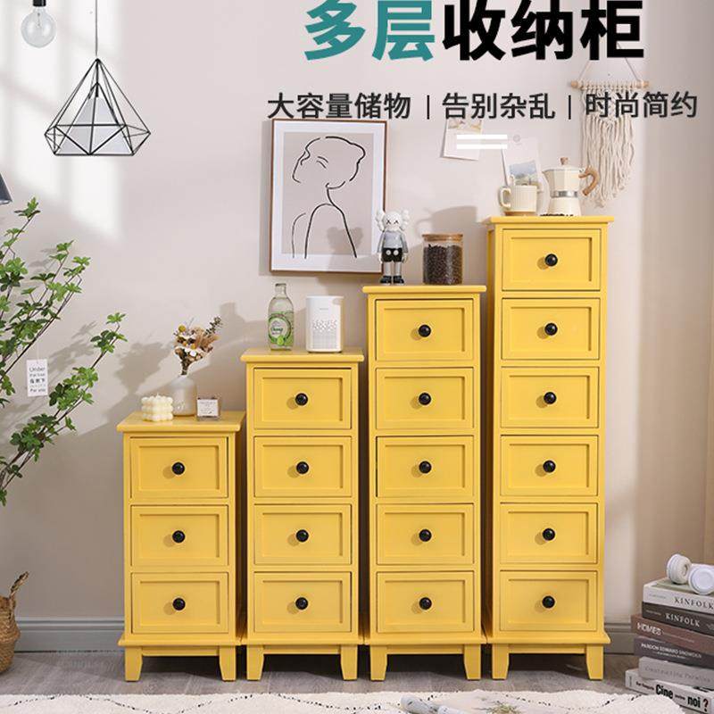 厚全夹实木迷床头柜你加复古五斗柜缝窄柜简约抽985屉式收纳柜边,住宅家具,其它柜类,淘宝优惠券,粉丝福利购,淘宝优惠卷
