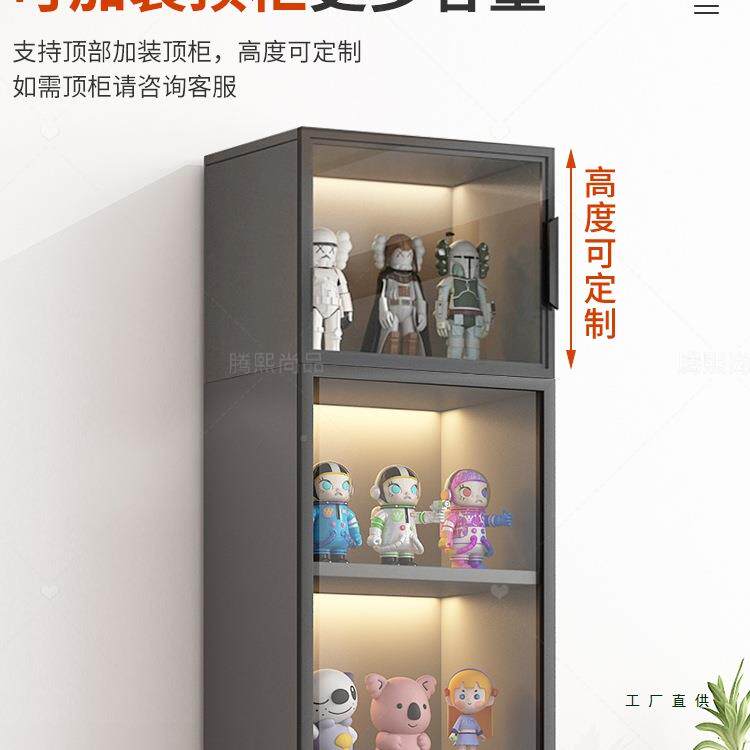 安装柜书柜展示柜UXW电视柜边立柜置物酒柜靠墙家用客带厅包玻璃