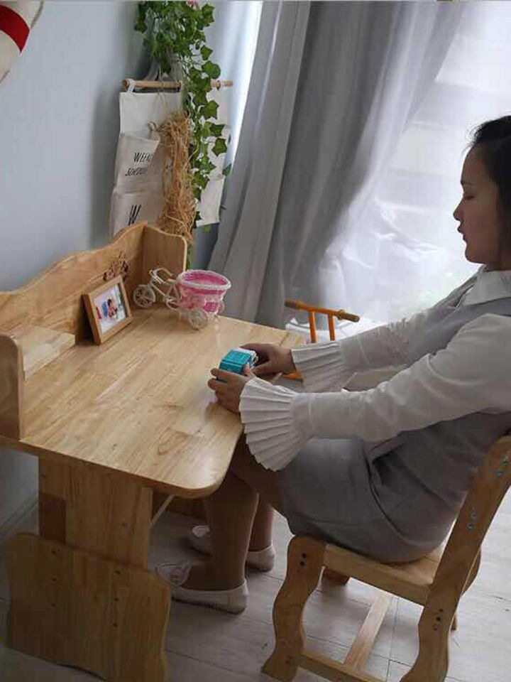 儿童升降学习桌椅可调护颈护眼