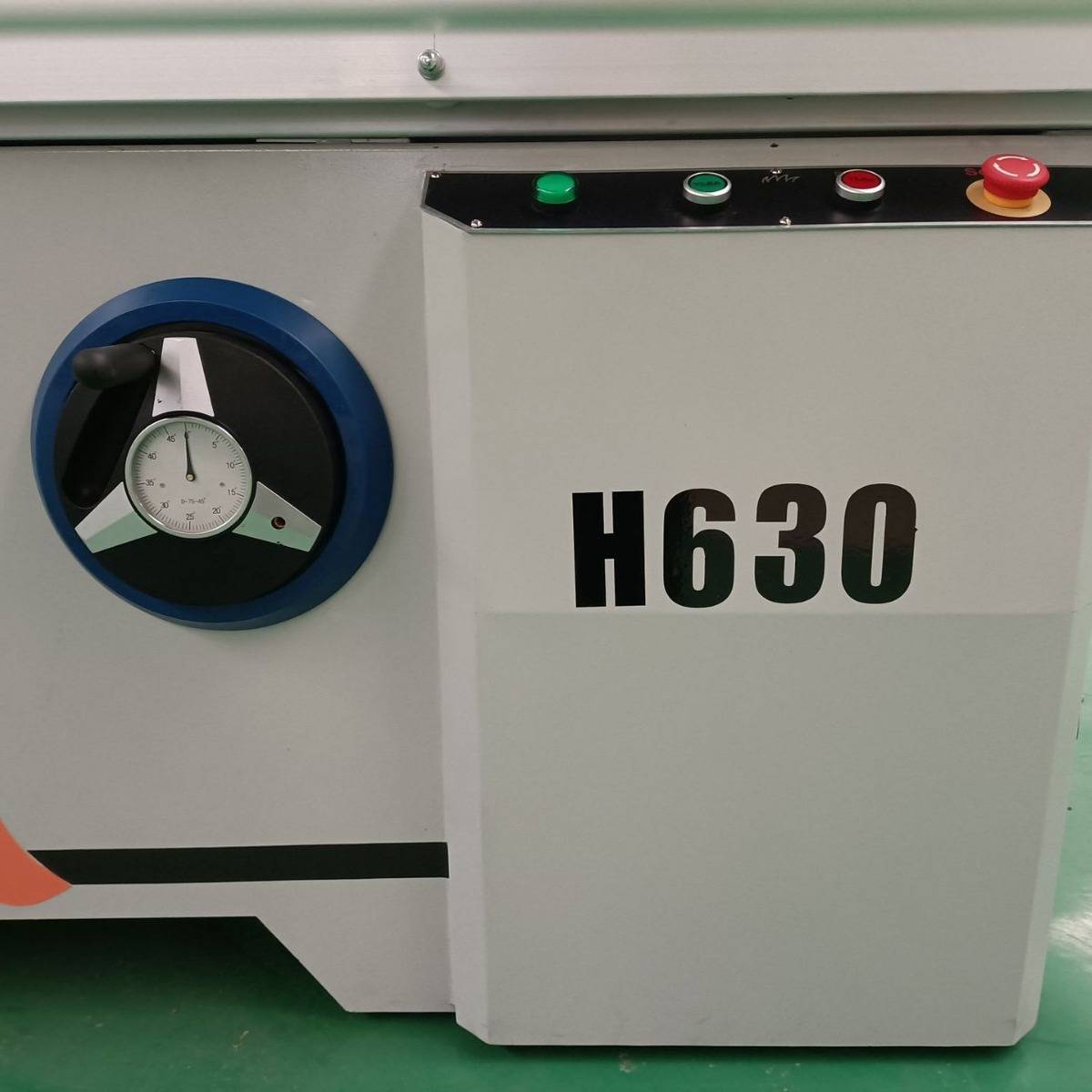 H630精密合缝锯棺木寿材棺材开槽合缝锯气动压料家具板精密推台锯