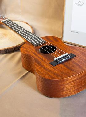 F款21尤克XHT里里UKULELE2克3英寸寸单板克乌丽丽实木尤里里琴