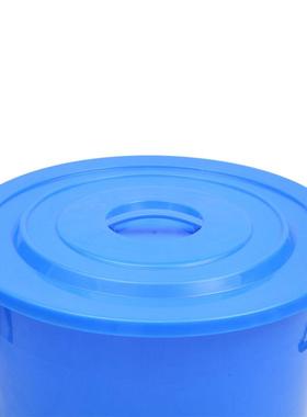 28L0大号铁炳用桶带塑盖白色环卫料储物圆桶商酒店NNP厨房垃圾桶