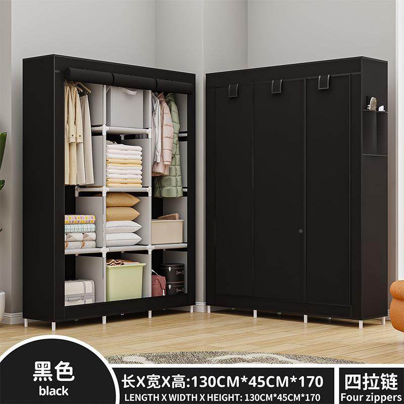 美热销简易款多功能防88130尘布衣纳柜南家居卧衣橱柜组装室收柜,住宅家具,简易衣柜,淘宝优惠券,粉丝福利购,淘宝优惠卷