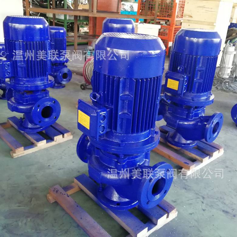 50GW15-25-2.2管道式排污泵 无堵塞立式管道排污泵 铸铁不锈钢
