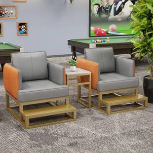 台球休息区发沙发桌球室专用沙发椅观球椅沙高端桌球厅厅休闲gz44