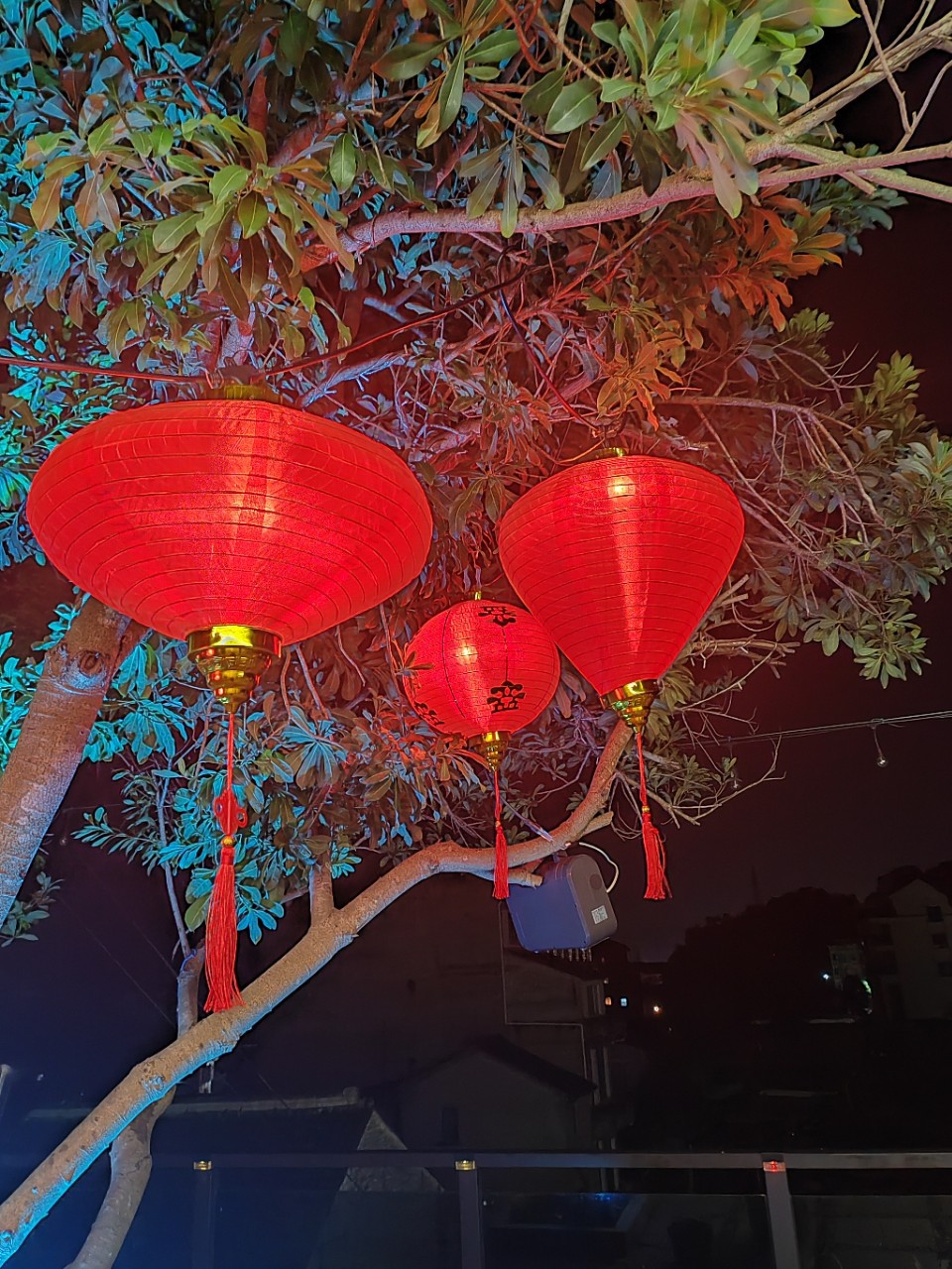 老街复古布灯笼LED钨丝灯泡布灯笼挂树布灯笼小资风布灯笼街道