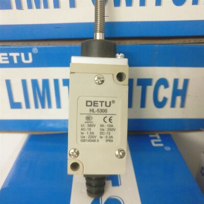 德图电气DETU 限位行程开关 HL-5300 塑料弹簧摆臂型