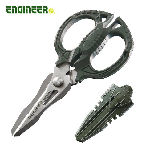 日本Engineer工程师PH-55/56/57带齿防滑剪刀强力万能铁腕电工剪