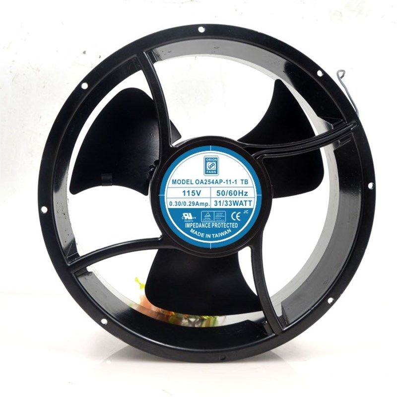 全新信湾OA254AP-11-1 TB 25489 115V 31/33W 25.4CM工业散热风扇