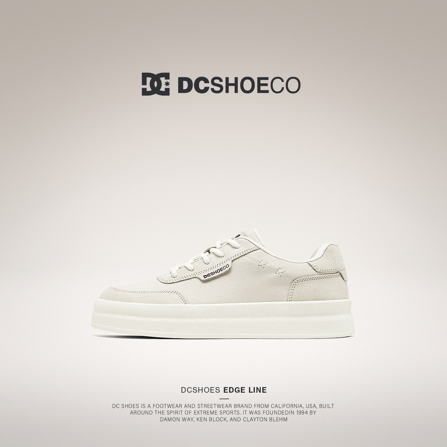 DCSHOES Malibu Lift 夏季款板鞋男休闲鞋小白鞋真皮透气复古男鞋