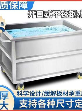 水不锈钢商用浸泡解水池箱方形平放家庭工冻业通用可移动EYV储箱