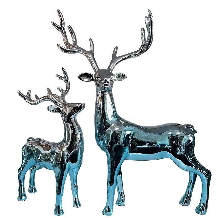 现代轻奢麋鹿摆件摆家居GUM客厅电柜视柜酒装饰桌面玄关品件梅花