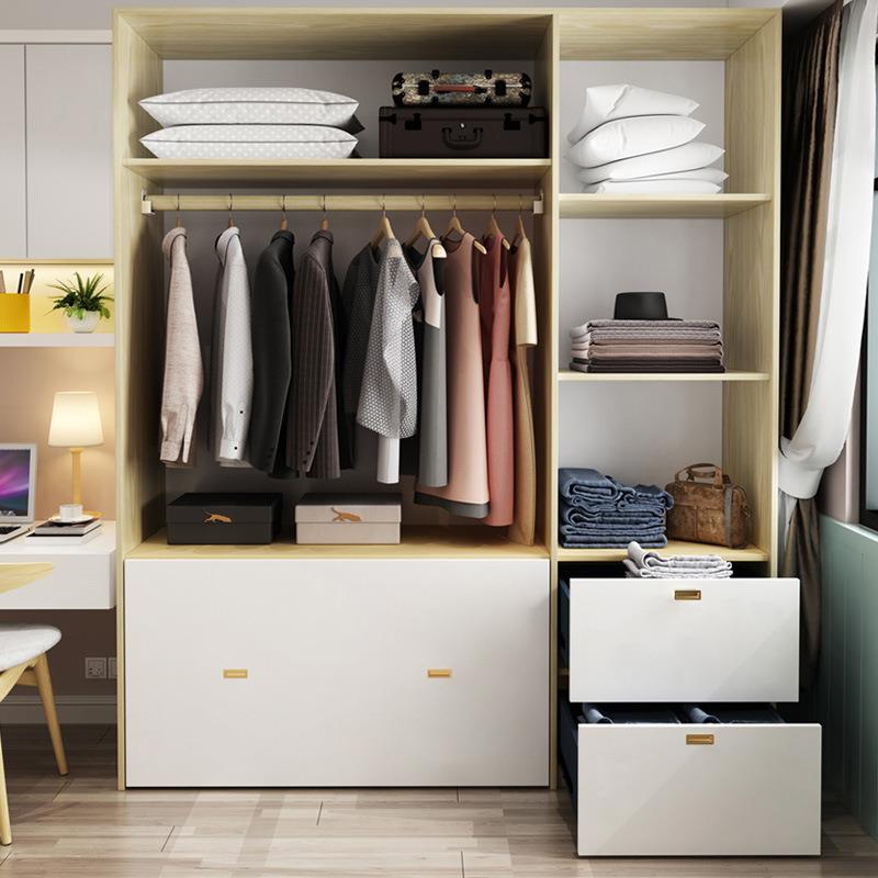 衣柜隐一体组合多功能折叠形床61550684户型省空小间推拉门衣柜抽