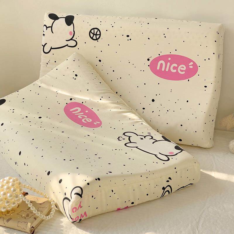 棉枕乳胶枕套一SSJ对40x60全棉儿童头套单个30x50纯记忆枕装芯内