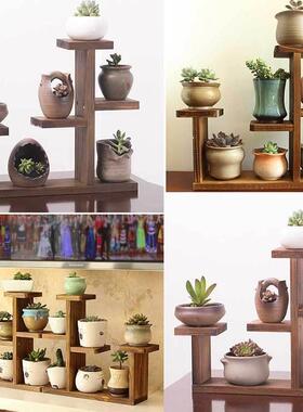 你桌面植架物架25926家用小型多层多迷肉子盆花支架房间飘窗阳台