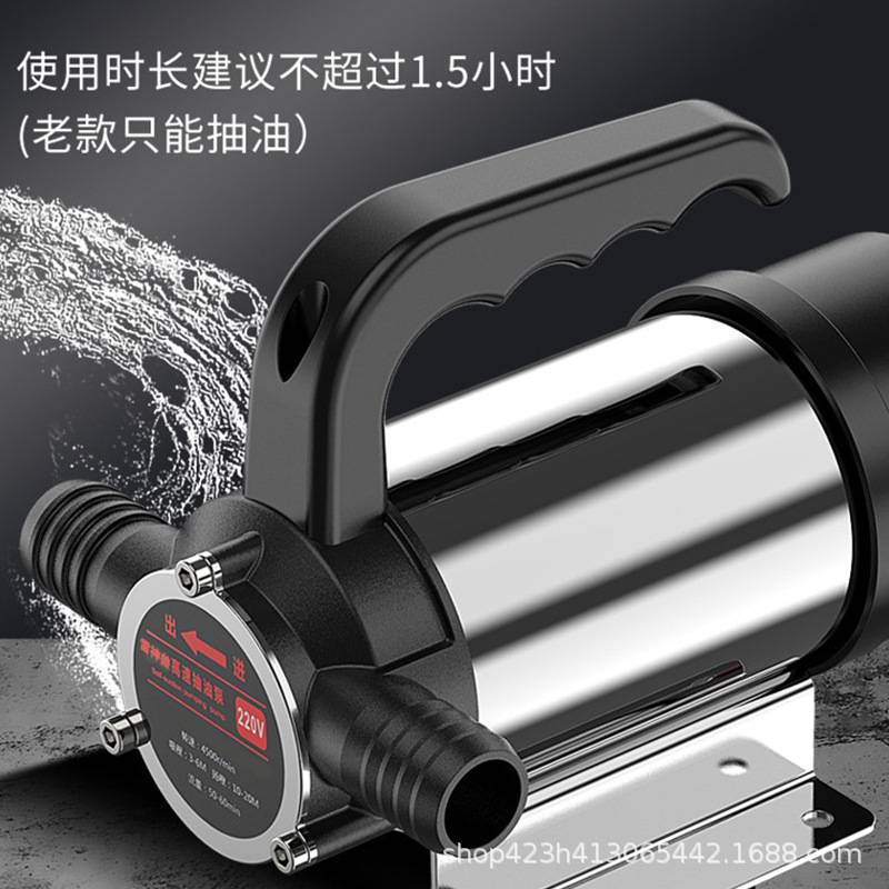 油水两用电动柴油泵直流抽水泵12V24V48V60V220V小型抽油机抽水泵