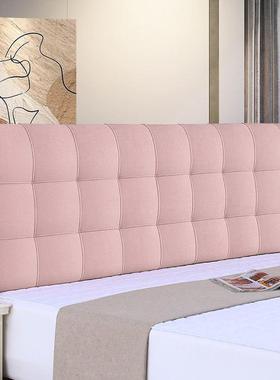 款黑色床头软包新靠背床头靠榻垫榻米大靠背罩家居简IAM套约