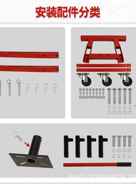 汽车动机变装速箱引修擎旋转台TWW架大修设备拆卸翻发转架拆维支