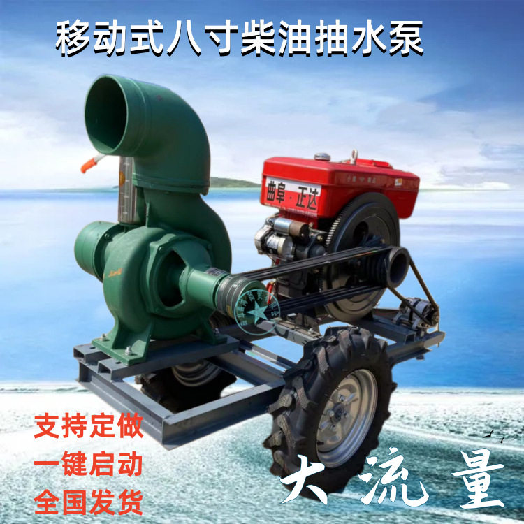 8寸离心泵 多规格可选择水泵 超大排量抗洪神器抽水泵