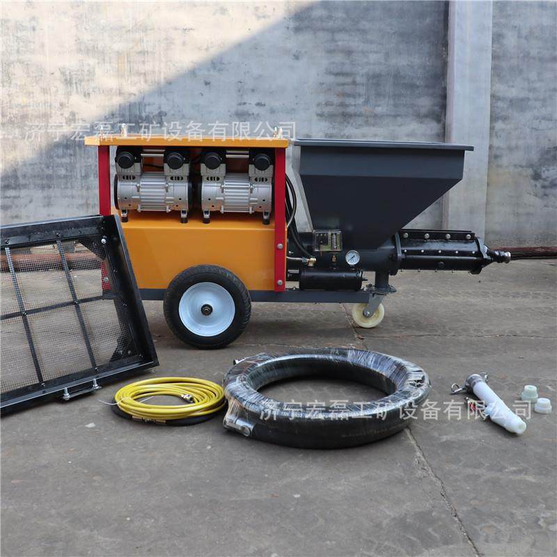 砂浆浆喷机全自YCH动水泥涂砂喷涂涂机小型腻子防火料粉墙抹灰机