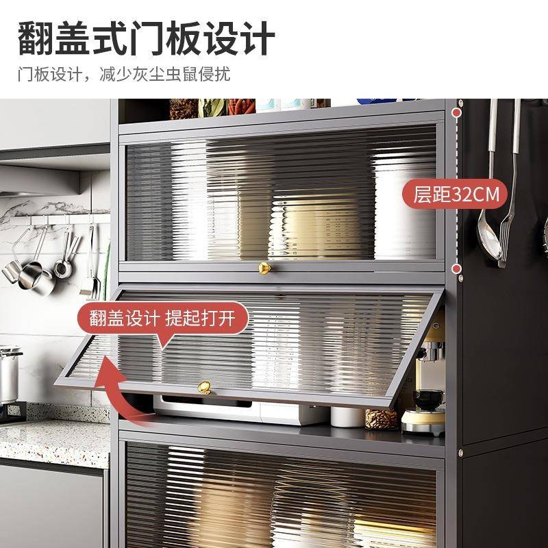 落地书带HSB置物架防尘书铁艺柜子客架厅柜多功能展示门储物收百