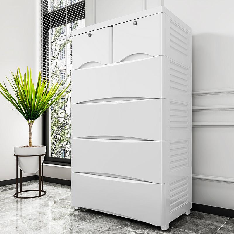 加大号收KEM纳柜抽物屉式塑料储物柜置学生宿舍柜儿五斗柜婴宝宝