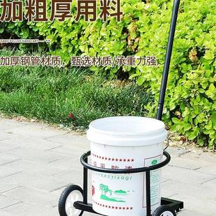 新款升级式静音轮倒水车倒垃运985水农圾村家用泔水车手拉桶小推