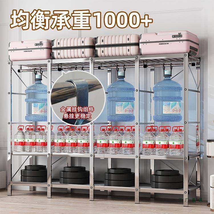 纱帘布不锈钢衣柜全管钢架家用985双加厚钢宿舍人衣橱挂衣结实架