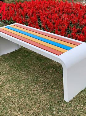 户外塑13641椅木公园排广条场场休息座椅商长凳木休闲长椅风耐用