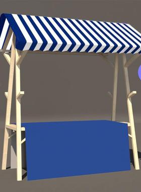 移动可折叠摊位外户摆摊展示架实木棚制促销花夜市集市架XLB车子