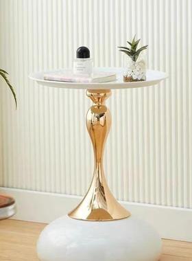 意沙式小客蛮茶几30155现代小户型用厅轻奢阳家台发圆桌床头摆件
