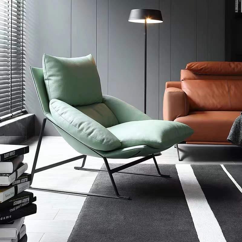 意极简单人沙发椅奢懒人休闲轻躺椅式设计师XFE客厅阳台椅羽绒沙