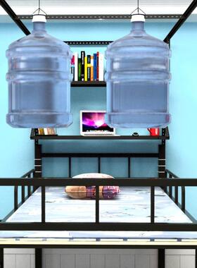 通用宿舍床99910080帘支加架粗蚊帐学生幔寝室杆伸单人床上缩铺下