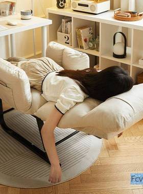 引锴发休闲椅躺办公室可睡躺椅折可叠午休家用脑椅电当天懒XWM人