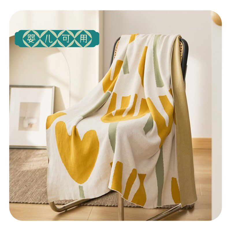 夏季办公室空调毯午休毯高级沙发盖毯午睡小毯子休闲毯四季棉毛毯