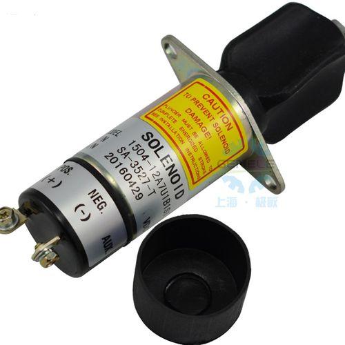 12V电磁阀1504-12A7U1B1S1  SA-3527-T柴油机电磁铁24V